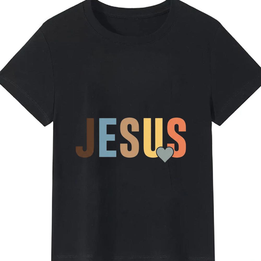 Christian T Shirt Women Men Jesus The Way Truth Life T-Shirt Graphic T Shirts Vintage T Shirt Camisetas Women Clothing Vintage S