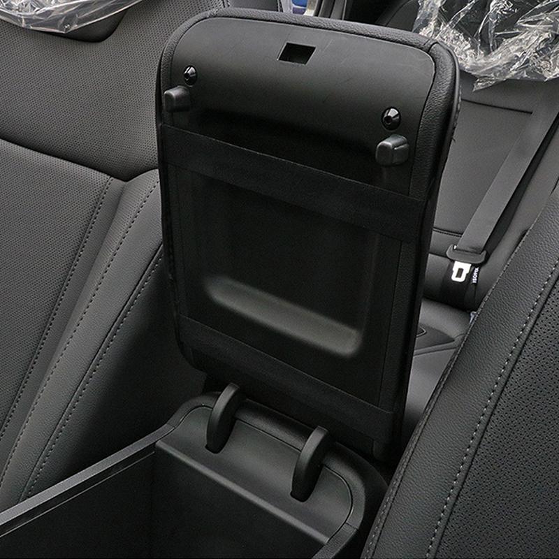 Car Leather Center Console Seat Box Pad Armrest Cover Protective Cover Case For Hyundai Tucson  2022 NX4 Hybrid