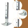 Jack Drop Leg, Easy Installation, Supplies Trailer Camper Jack Foot Pad, Auxiliary Support, 7000lbs Capacity Drop Leg Foot Stand