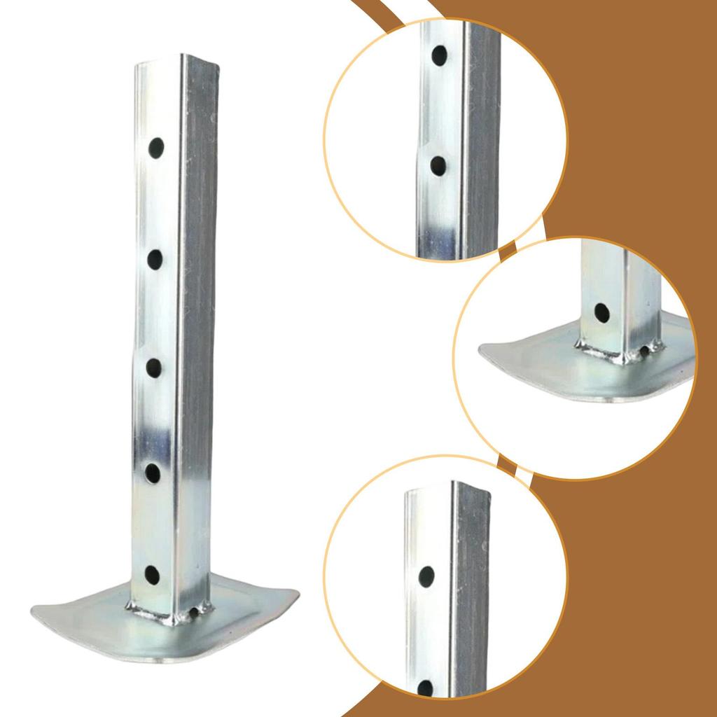 Jack Drop Leg, Easy Installation, Supplies Trailer Camper Jack Foot Pad, Auxiliary Support, 7000lbs Capacity Drop Leg Foot Stand