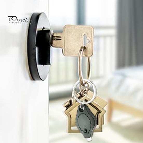 Μίνι φακοί LED 2 τμχ με μπρελόκ Συμπαγές μέγεθος Φορητό με μπαταρία τροφοδοτούμενο για υπαίθριο κάμπινγκ Φωτεινές μικροσκοπικές λάμπες έκτακτης ανάγκης