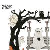 Spooky Home Indoor Accents Funny Halloween Desktop Swing Decor, Decor for Living Room Cute Gifts Kids Tabletop, Gothic Fall Themed Ornament,