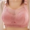 2024 Plus Size Lace Bandeau Bra with Side Support – Minimizes Big Bust for Moms