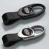 For ATS BLS CT5 CT6 CTS ESCALADE EXT SLR SRX STS XLR XT4 XT5 XT6 XTS Luxury Leather Car Logo Keychain Key Ring Holder