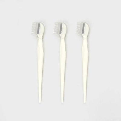 Brush-Type Eyebrow Knife (3 Pieces)