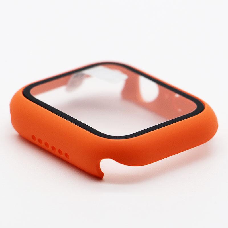 Tempered Glass+Cover PC bumper Screen Protector Case For Apple Watch Series 9 8 7 6 5 4 3 iWatch 45mm 41mm 44mm 40mm 42mm 38mm