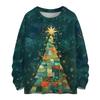 Women's Casual Long Sleeve Woolen Christmas Sweatshirt Fall  Vacation Long Sleeve Pullover