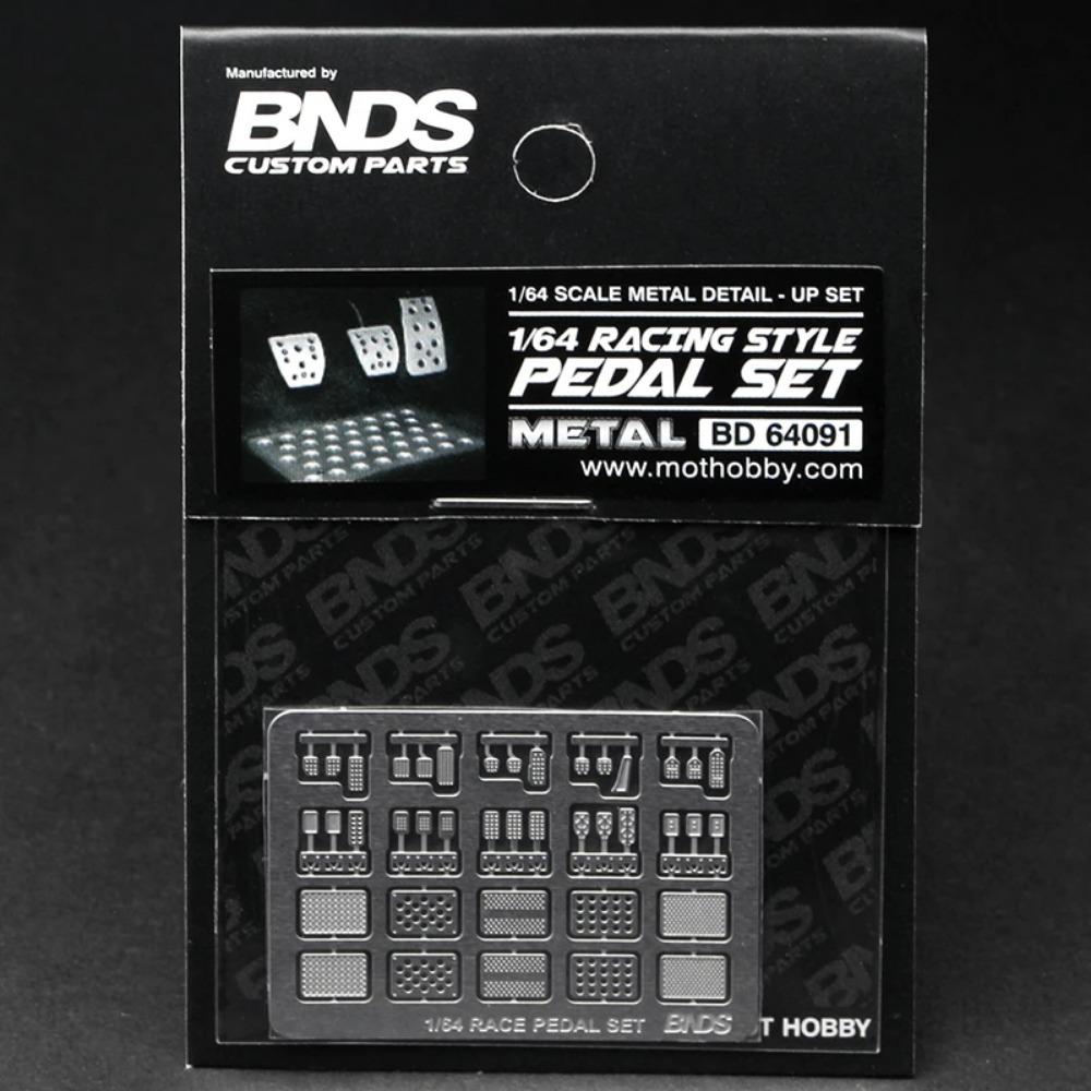 

BNDS Новые 1/64 Металлические Модифицированные Детали Масштаб Маленький Выхлопная Труба Глушитель Гоночный Стиль Комплект Педалей Для Модели Гоночного Автомобиля Игрушка