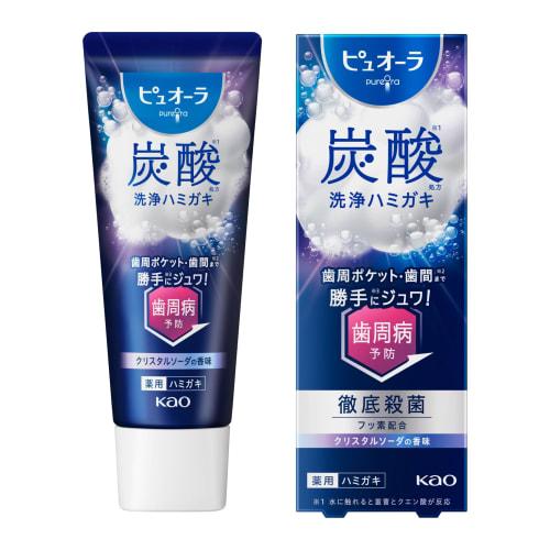 

Pyuora Carbonated Toothpaste 55g, Prevents Periodontal Disease, Toothpaste