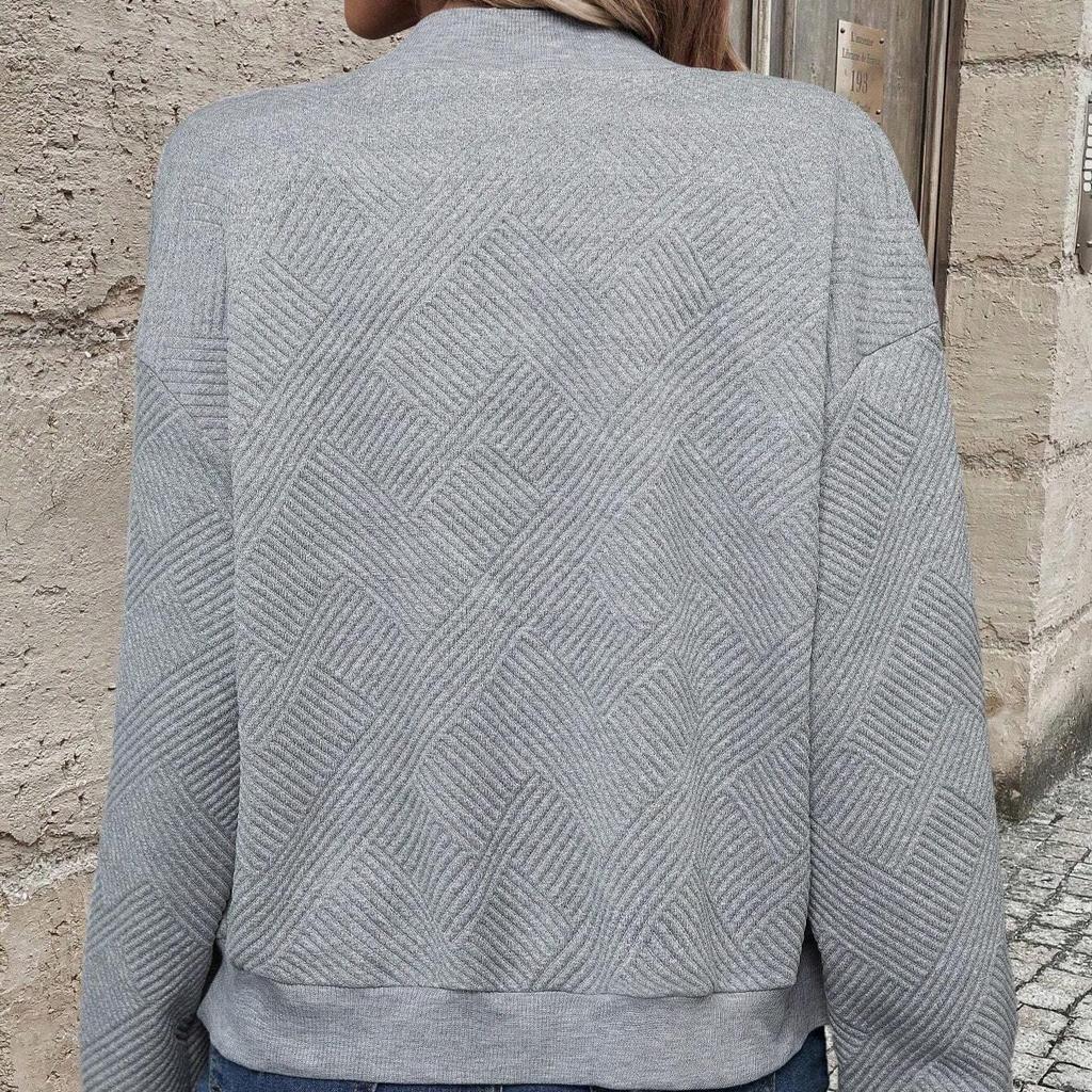Herbst Winter Einfarbig Reißverschluss Jacke Baseball Kragen Casual Mantel für Frauen Langarm Jacken & Mäntel