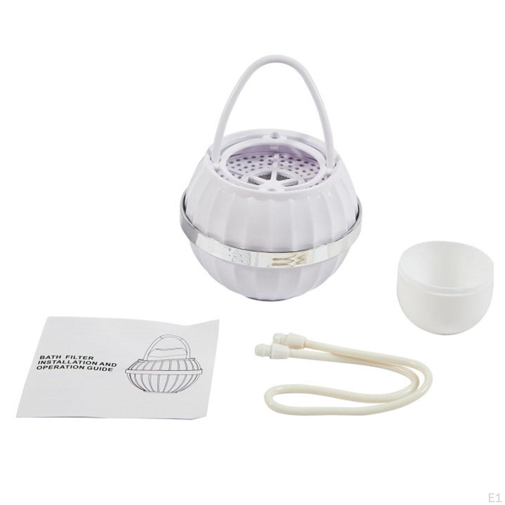 Bath Filter for Tub Water Purifier,Replacement,Easy To Install,Parts,Purify Bathwater Shower