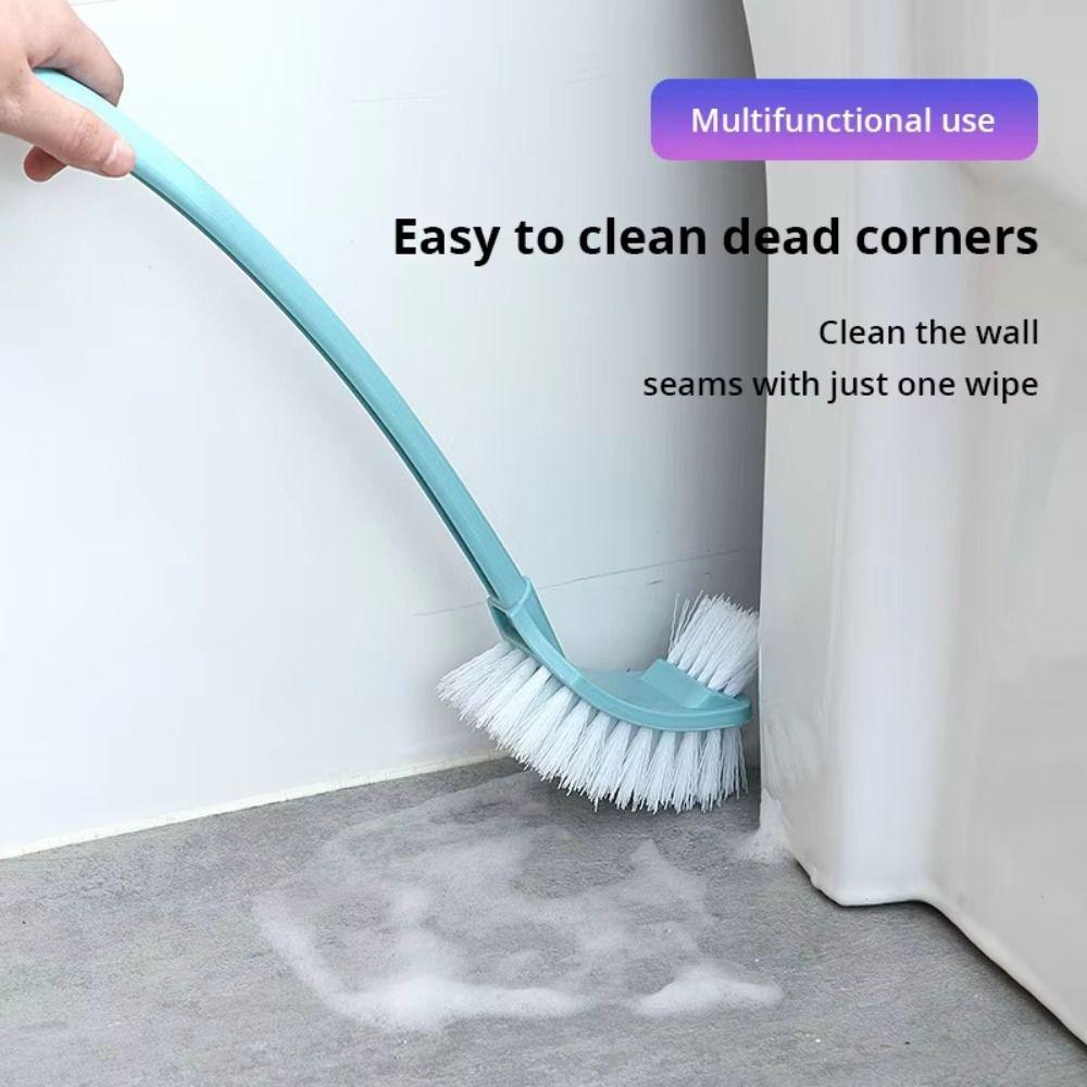 Multi-function Bathroom Cleaning Brush Double Head Corner Brush Bathroom Cleaner  Household