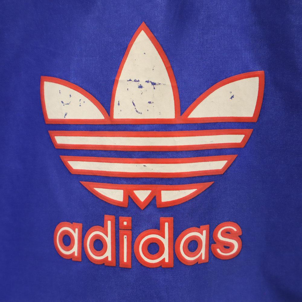 Adidas 80s Made In Japan, Made by Descente, Vintage Back Trefoil Logo Nylon Jacket Women Used