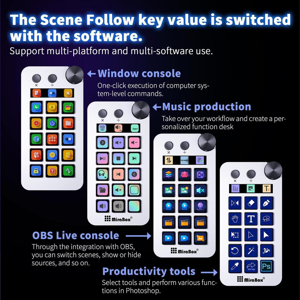 N1 Creative Streaming & Custom Keyboard with Stream Deck and OBS Integration