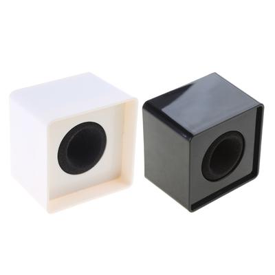 Microphone Logos Flag Mic Station Cube Square Interview Box ABS Props TV Logos Flags Portable Shaped Holder