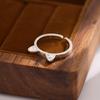 New Fashion 925 Sterling Silver Jewelry Exquisite Aesthetic Small Fresh Cute Cat Ears Animal Opening Rings R006