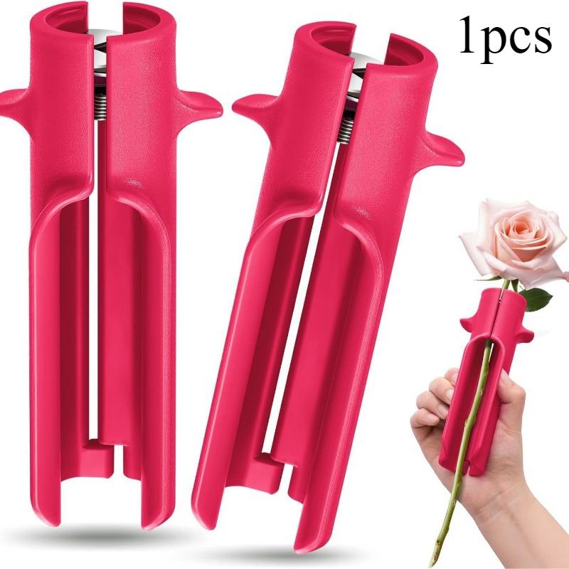1 pz Strumento Rimuovi Spine di Rosa in Plastica - Forbici da Potatura per Giardino Domestico con Manico Ergonomico per la Sicurezza in Giardinaggio