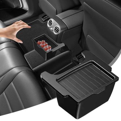 Garbage Can for Car Vehicle Garbage Can Interior Accessories Rear Center Console Storage Tray Garbage Waterproof Box With Lid