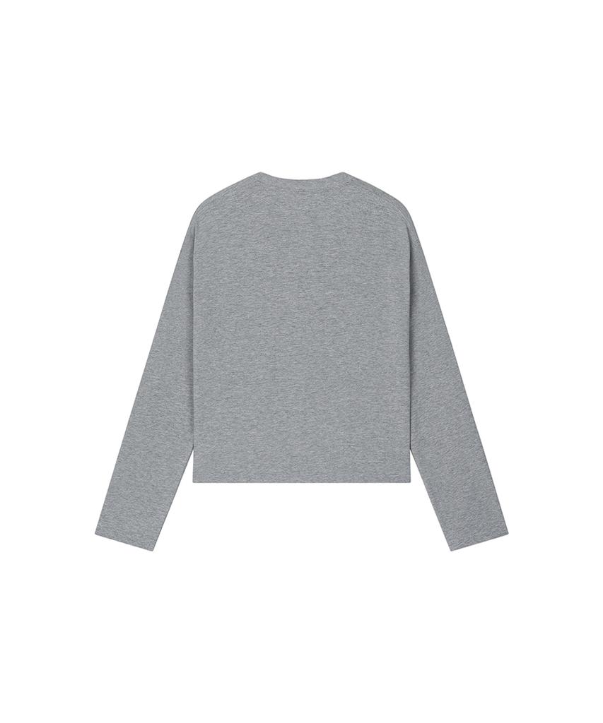 ROUGHTYPE 89 Crop Long Sleeve - Gray