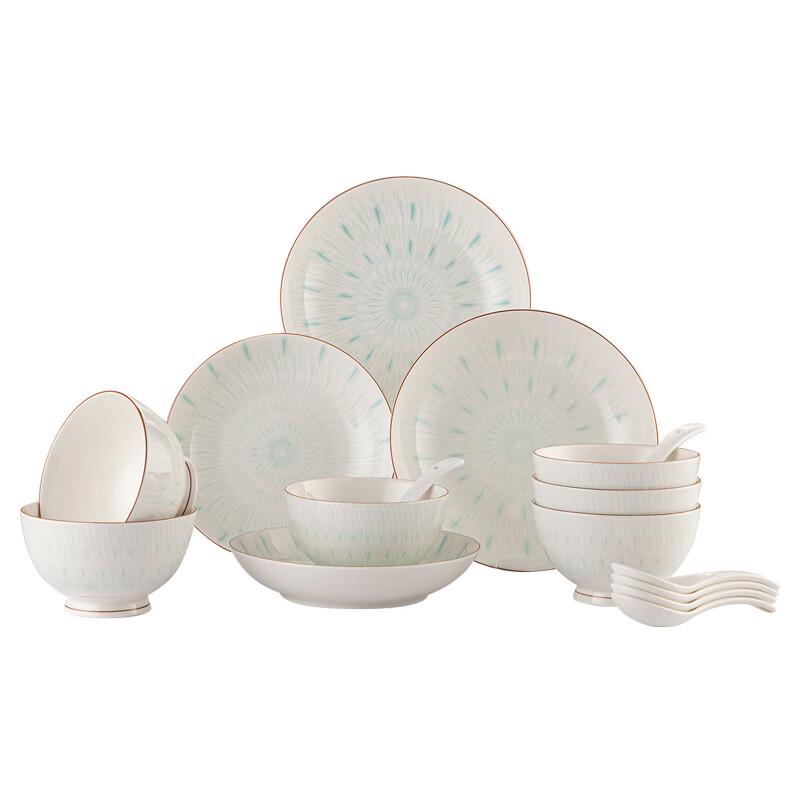 DUPONT Pure White Underglaze 16-Piece Tableware Set