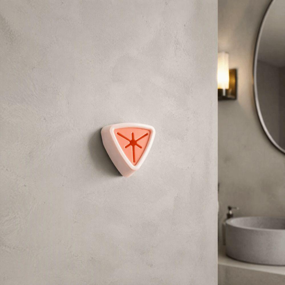 8PCS Self-Adhesive Kitchen Towel Hook 1.97in×1.97in×0.87in Rag Stopper Rack For RV