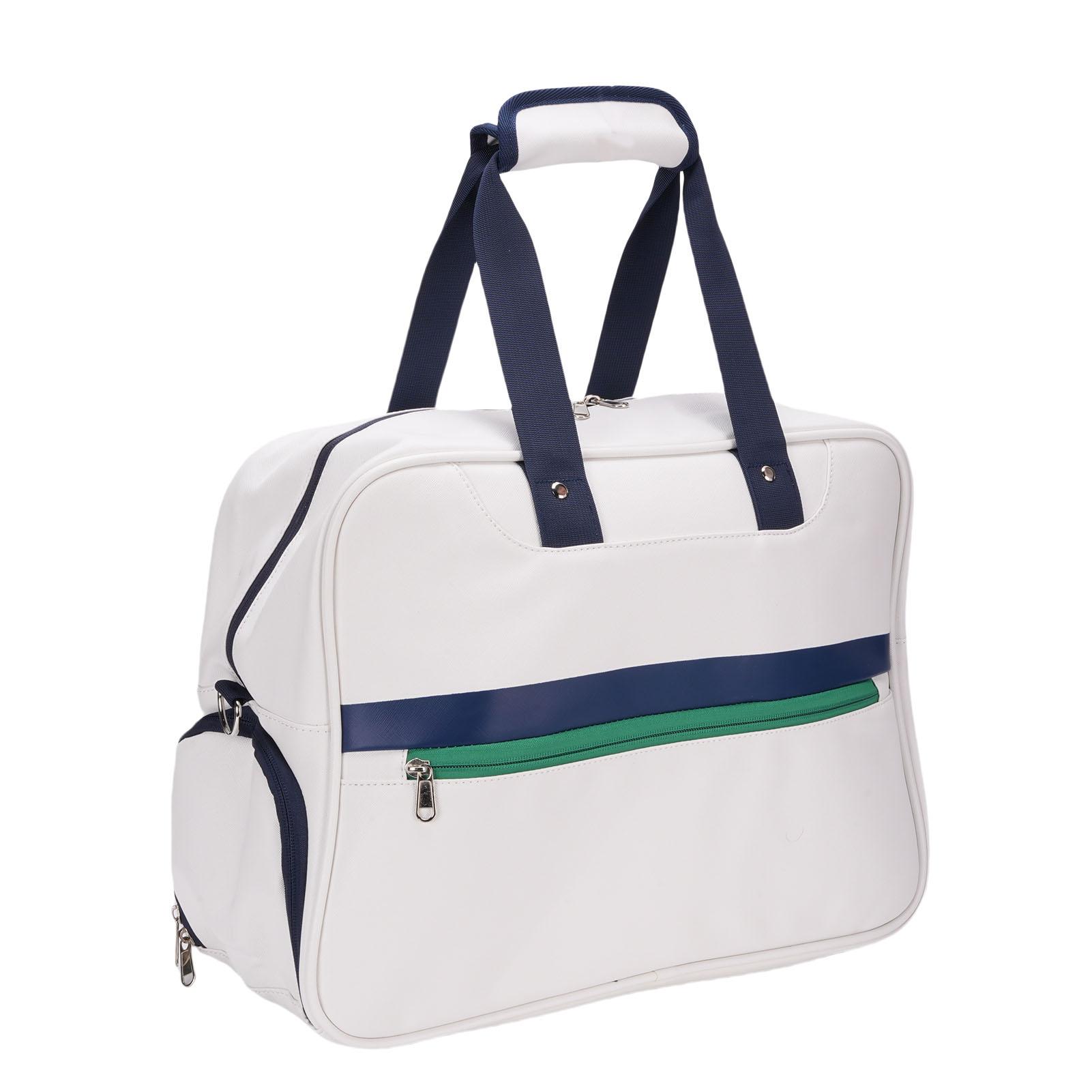 

Badminton Bag Large Capacity Splash Proof PU Badminton Sling Bag with Shoulder Strap Independent