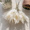 6 Pcs Snowy Branches Artificial Tree Picks Frosted Fake Plants Stems for Crafts Wreaths Winter Home Kitchen Table Decor
