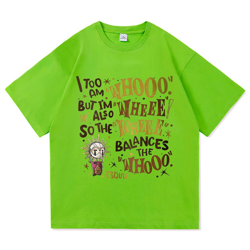 Esquie Clair Obscur Expedition 33 TShirt Whooo Wheee Menwomen Clothing Harajuku High Quality Tops Cotton TShirts Male Tees