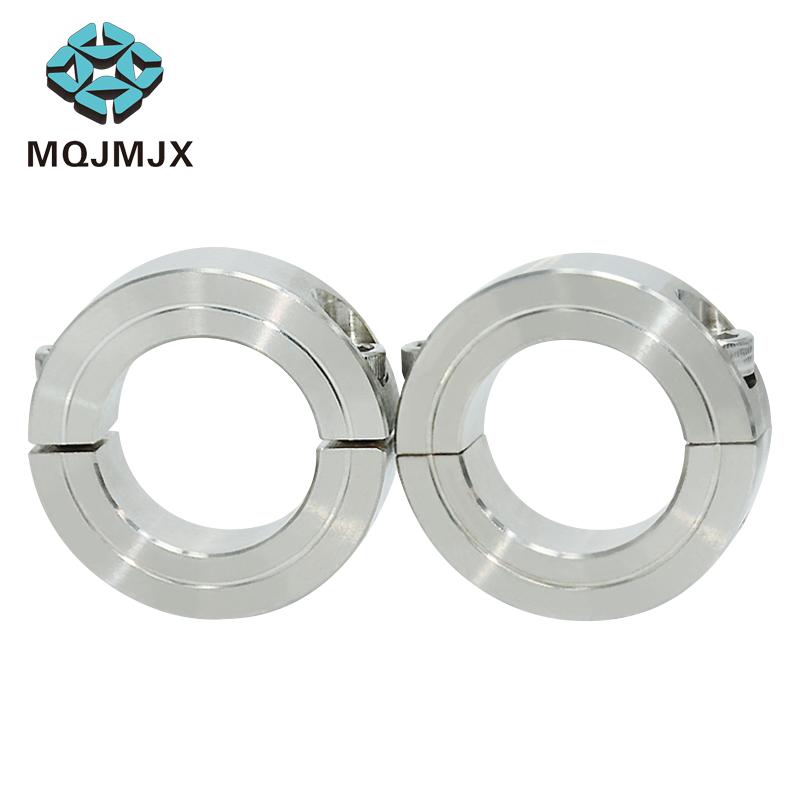 Collier de Serrage pour Arbre Type Divisé en Acier Inoxydable Ensemble de Serrage pour Roulement à Manchon Fixe Vis de Serrage Diamètre Intérieur de l'Arbre 3-100mm En Stock