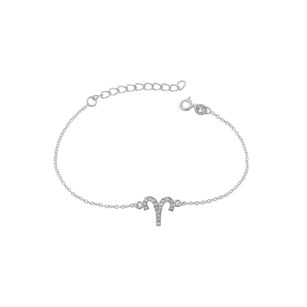 Astrological Zodiac Sign Bracelet, 925 Sterling Silver Handmade Jewelry, Zodiac Jewelry, Women Bracelet