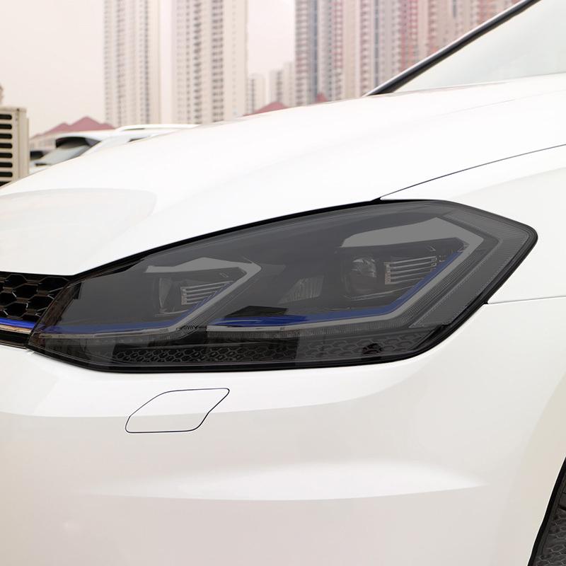 For Volkswagen VW Golf 7 MK7 Car Exterior Headlight Anti-scratch Front Lamp Tint TPU Protective Film Cover Repair Accessori