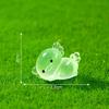 12Pcs Luminous Mini Resin Cute Axolotl Hexagonal Dragon Doll Glow In Dark Figurine Fairy Garden Diy Micro Landscape Decor