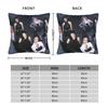 Kpop Style Babymonsters Group Pillowcase Printing Polyester Cushion Cover Decoration Throw Pillow Case Cover Home Zippered 45X45Cm