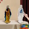 Simulated Human Figure Sculpture Christian Statue Holy Father Resin Handicrafts Decorative Figurines Home Decoration Accessories