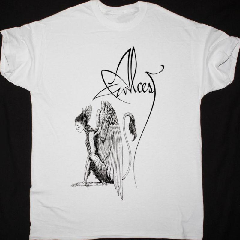 ВИНТАЖНАЯ Футболка ALCEST Band SPIRITUAL INSTINCT Хлопок Белый S-5XL S-5XL TT581 Унисекс Футболка M