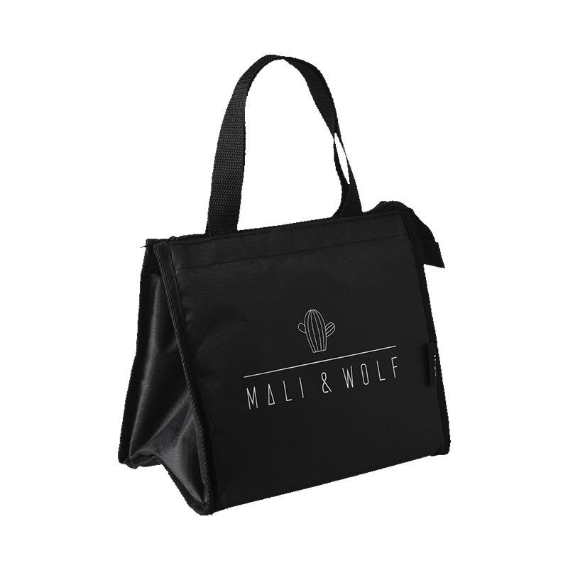 Wasserdichte Isolierte Oxford-Stoff Bento-Tasche – Tragbare, Verdickte und Handtasche im Studentenstil.