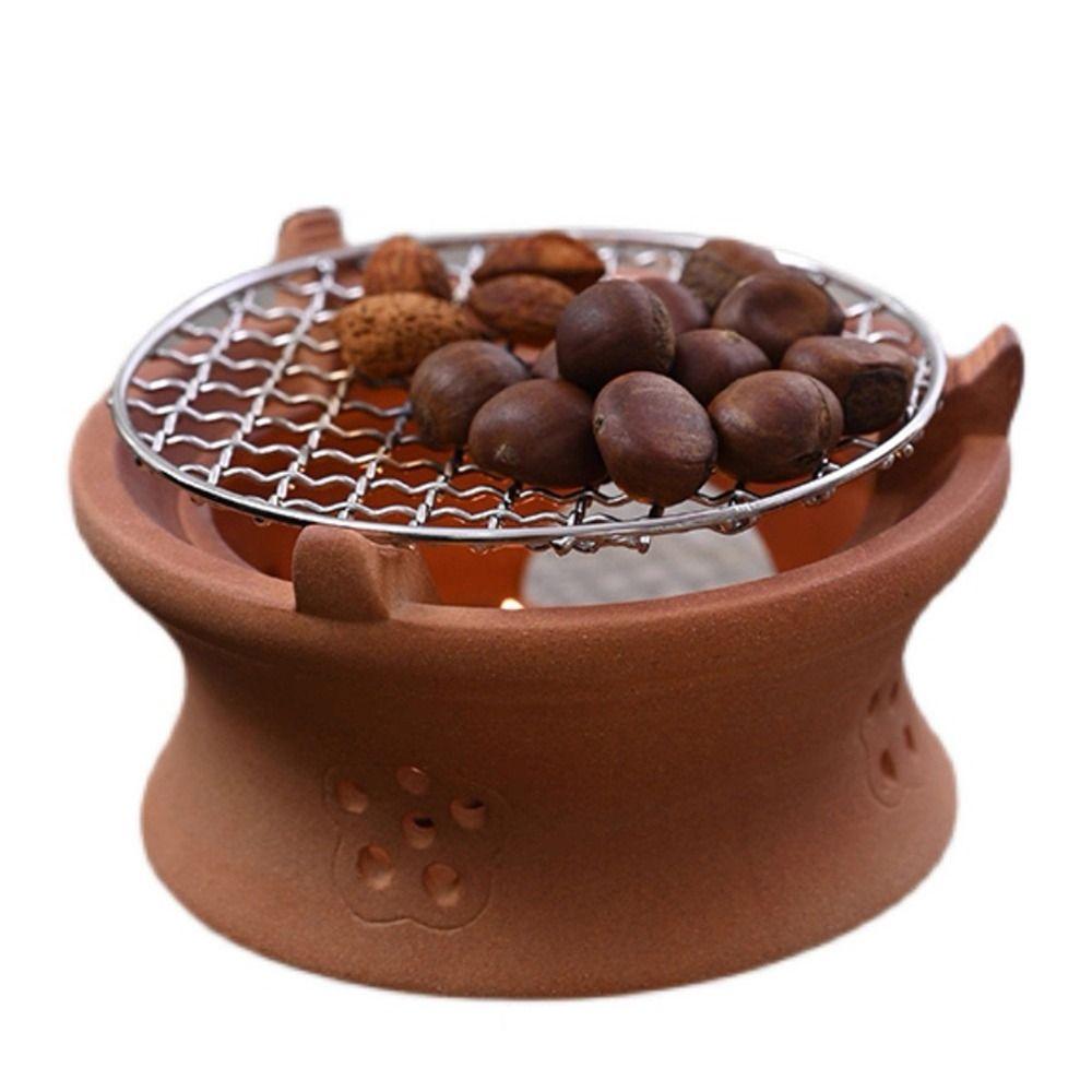 Neue Eisen Grillroste Rund Antihaft Grillnetz Wiederverwendbares BBQ Bratnetz