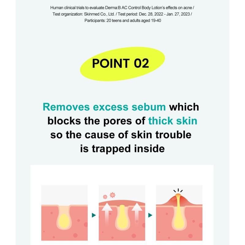 Derma: B - AC Control Body Lotion