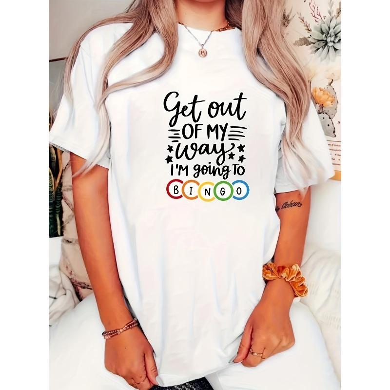 

European Size Women s Arabic Print Crew Neck T-Shirt - Short Sleeve Casual Summer Top Suitable for Arabic Learners & Teachers S белый