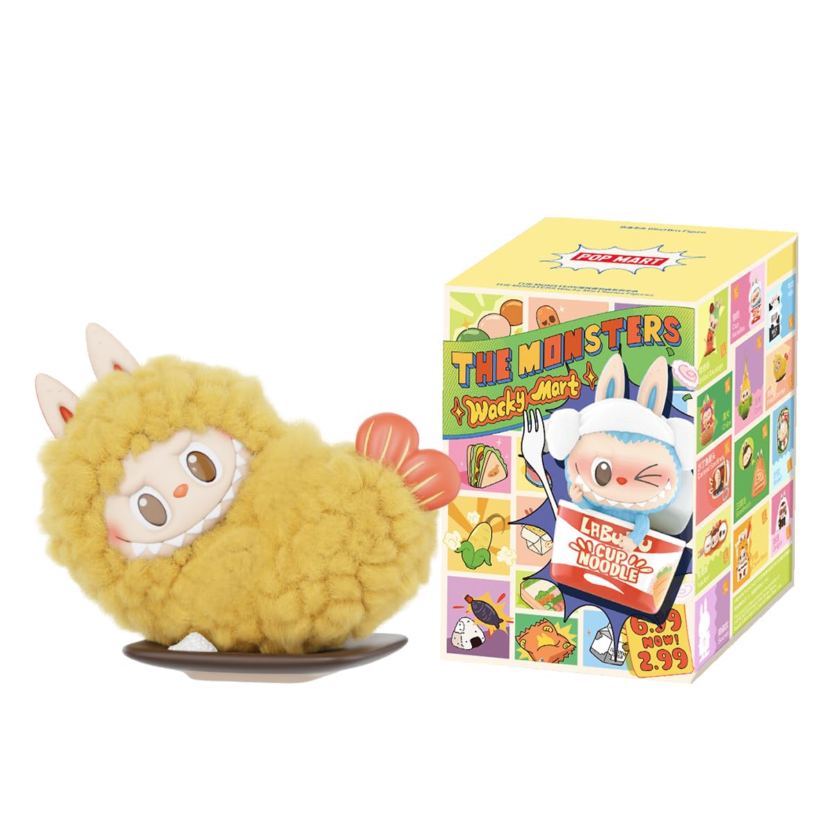 

POP MART THE MONSTERS Wacky Mart Series Box of Pop Mart Gachapon Blind Box Plastic Premium PVC Soft Original Birthday Gifts [Assorted 12] Figures,