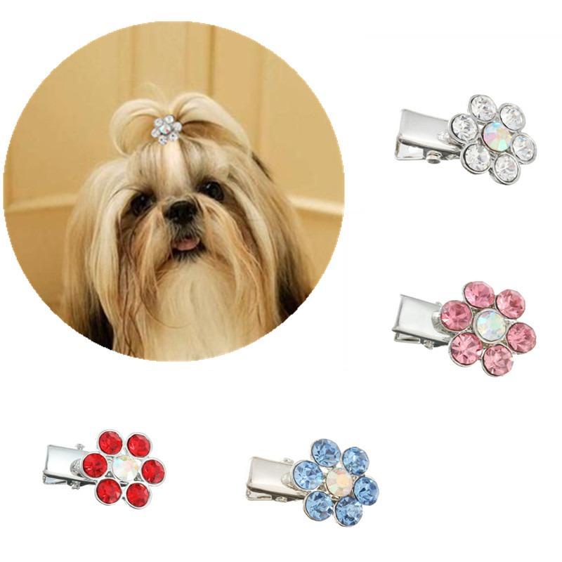 2pcs Dog Hairpin Pet Accessories Puppy Headgear Mini Hairpin Teddy Clip
