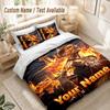 Custom Name Bedding Set 3 PiecesJude Bellingham Print Duvet Cover + 2 Pillowcases Soft Bed Decor