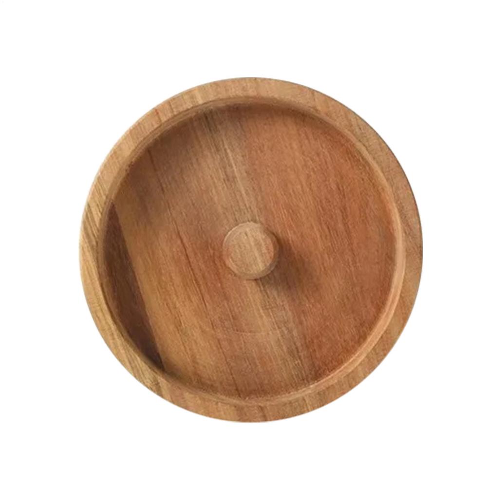 

Cocktail Rimmers for Drinks Multipurpose Wooden Sugar Salt Rimmer Dish Bar Accessories Round Bartender Tool