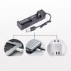 1 Slot for 18650 Battery Charger Support Short Circuit Protection LED Indicator Battery Charging Holder Rechargeable
