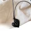 Love Pulling Sweater Chain Simple Versatile High End Heart Pendant Necklace for Women