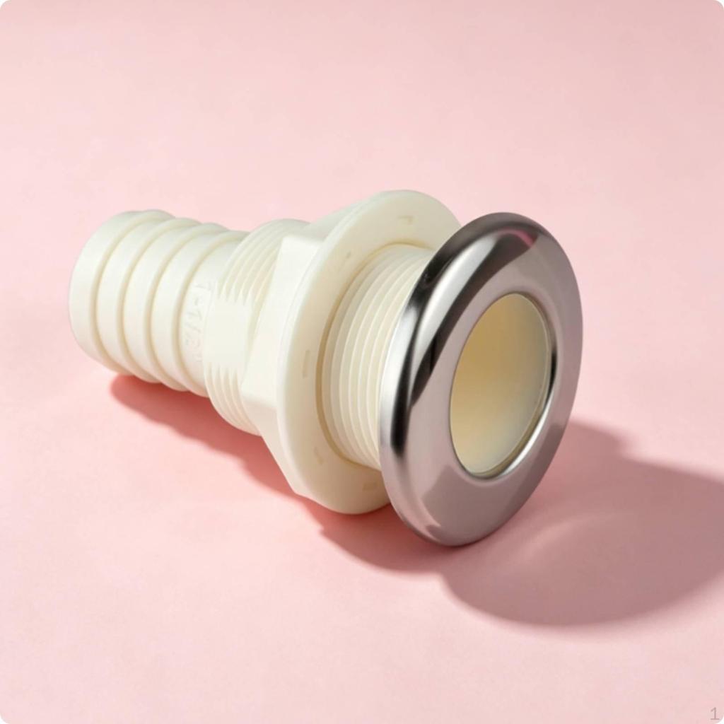 Boat Bilge Pump Drain Hose Fitting Stainless Steel Cap ThruHull Saltwater Resistant
