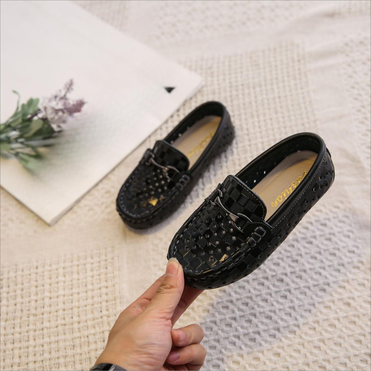 

ребенок студент выступает кожаные туфли Single Shoes 35 чёрный