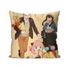 Spy X Family Animation Pillow Case Square Pillow Bedroom Sofa Leisure Comfort Cushion Car Living Room Home Decoration 40X40