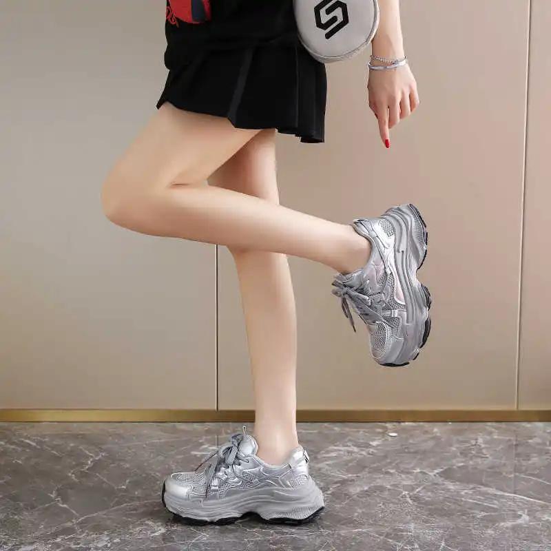 Autumn-spring Flatform Shoes 44 Casual Sapatos For Women Out Sneakers For Woman Sports Tenes Hypebeast Best Casuall Items
