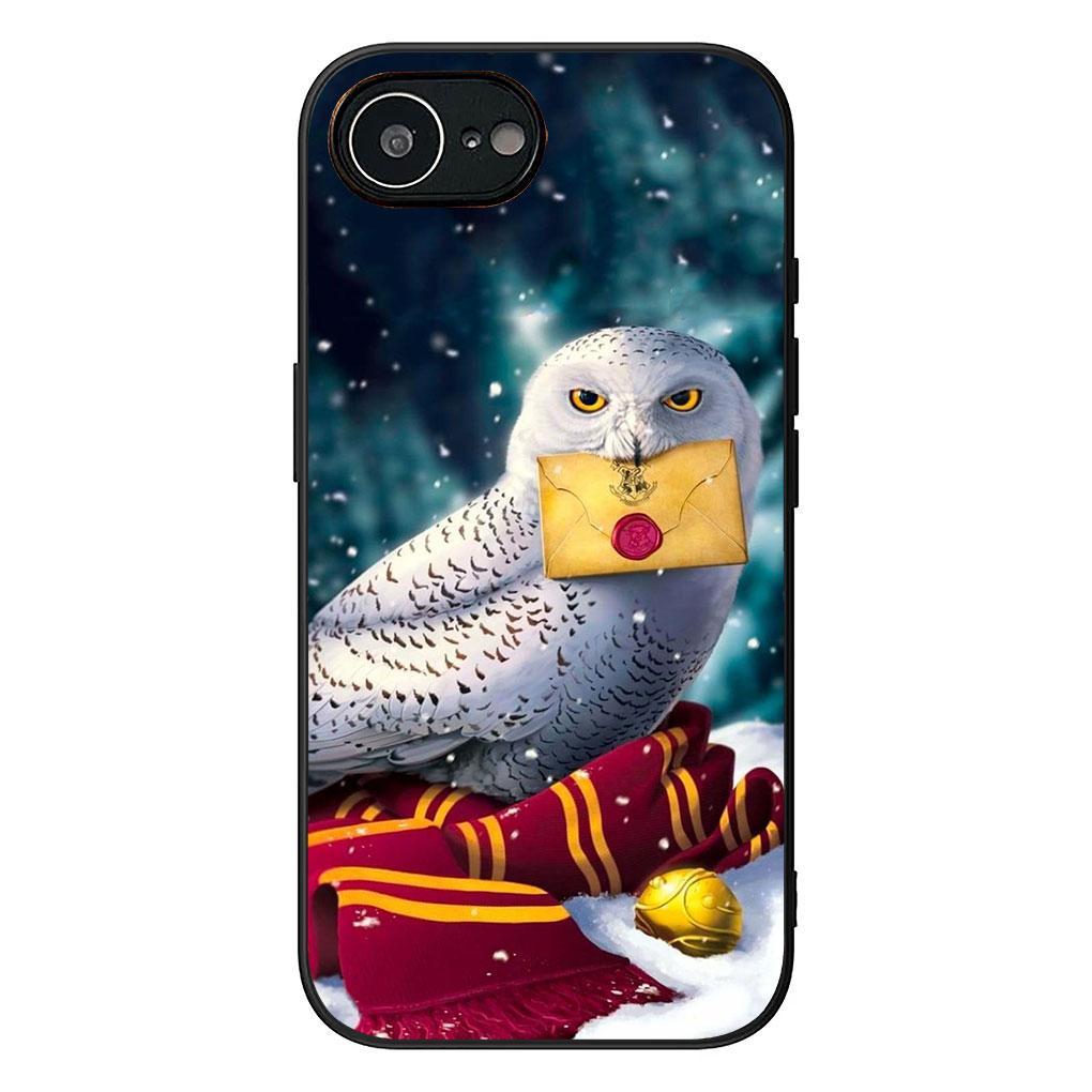 Phone Cover for Apple iPhone 13 12 Mini XS 11 Pro Max 7 8 Plus XR SE 2022 2020 SE3 Case Cool Harries Owl Wand Art Potters